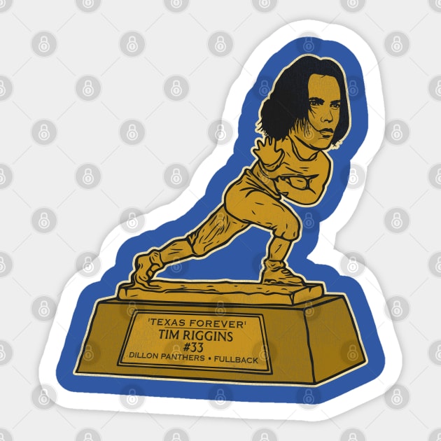 Tim Riggins Trophy Boy Sticker by darklordpug